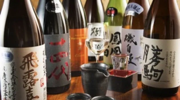 牡蠣と日本酒 四喜